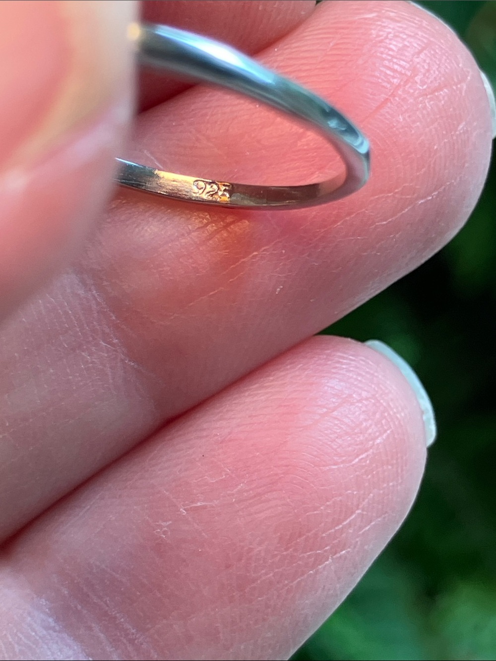 Sterling Silver Orange Gemstone Cocktail Ring - Unbranded - Picture 6 of 8